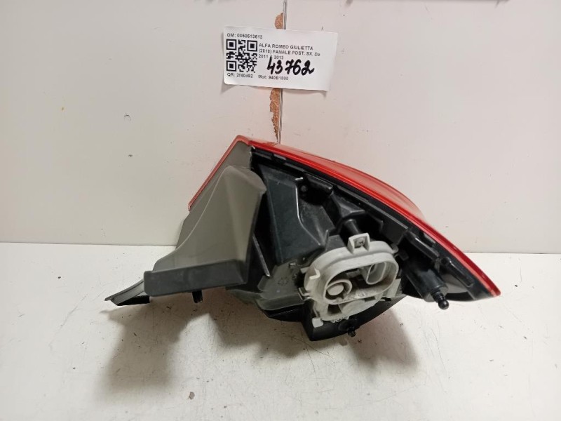 Fanale POST SX 0050513613 Alfa Romeo Giulietta 2010