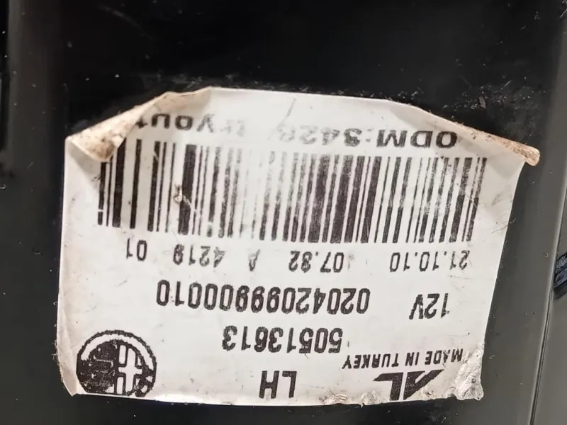 Fanale POST SX 50513613 Alfa Romeo Giulietta 2010