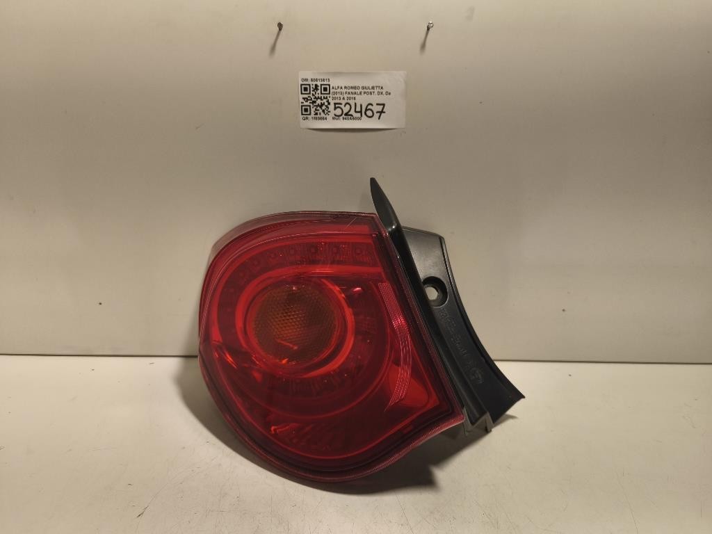 Fanale POST SX 50513613 Alfa Romeo Giulietta 2013