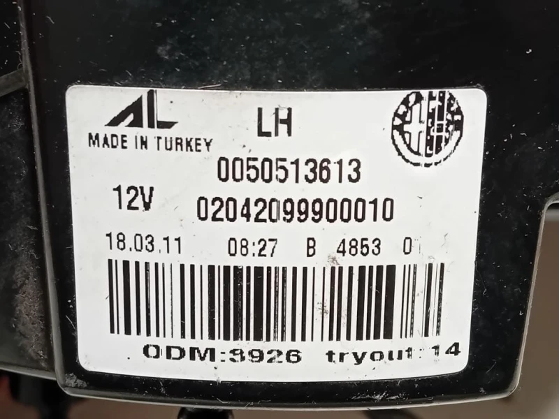 Fanale POST SX 02042099900010 Alfa Romeo Giulietta 2013