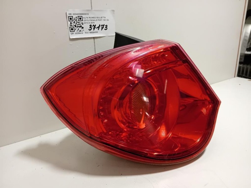 Fanale POST SX 02042099900010 Alfa Romeo Giulietta 2013