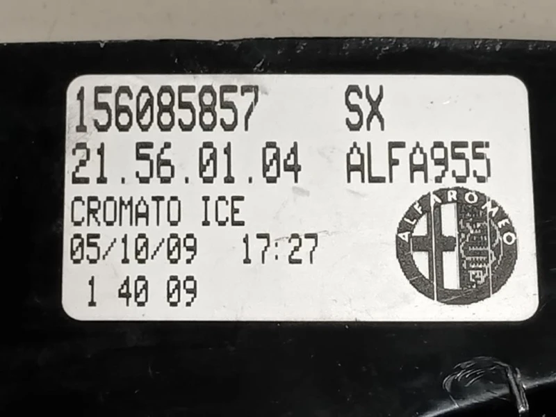 Fanale POST SX 156085857 Alfa Romeo MITO 2008