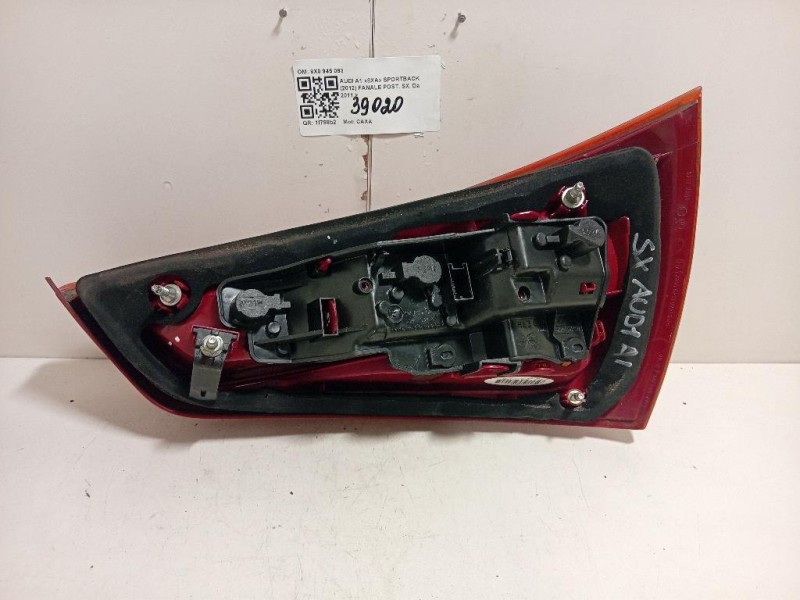 Fanale POST SX 8X0 945 093 Audi A1 8XA Sportback 2012