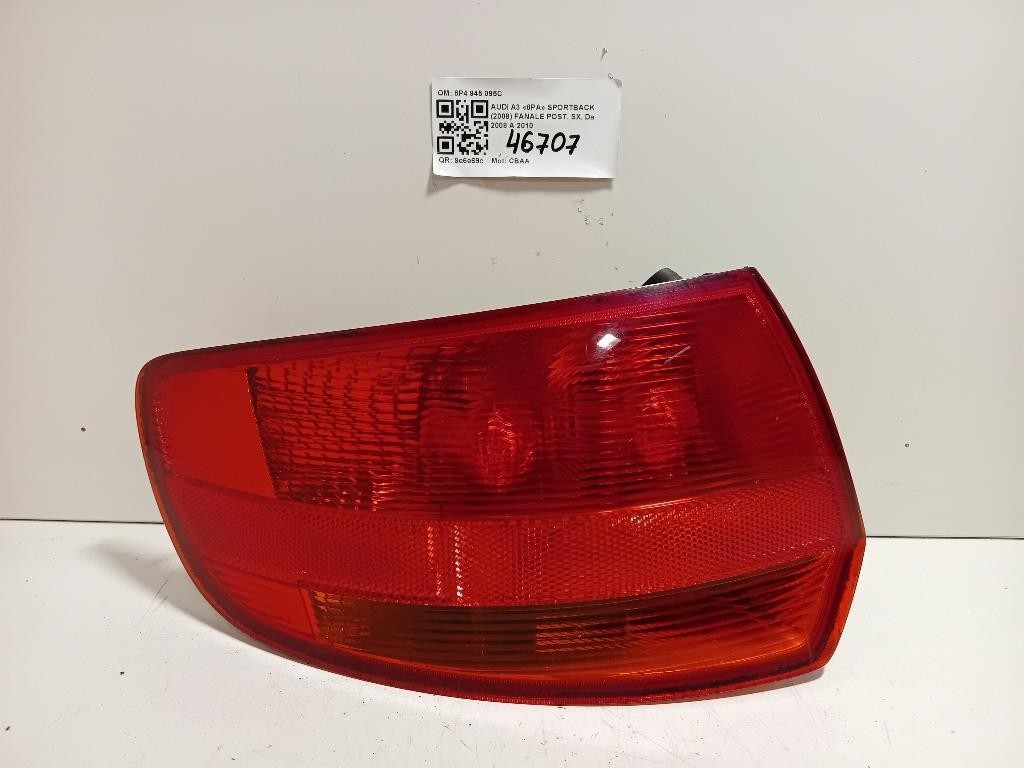 Fanale POST SX 8P4 945 095C Audi A3 8PA Sportback 2008