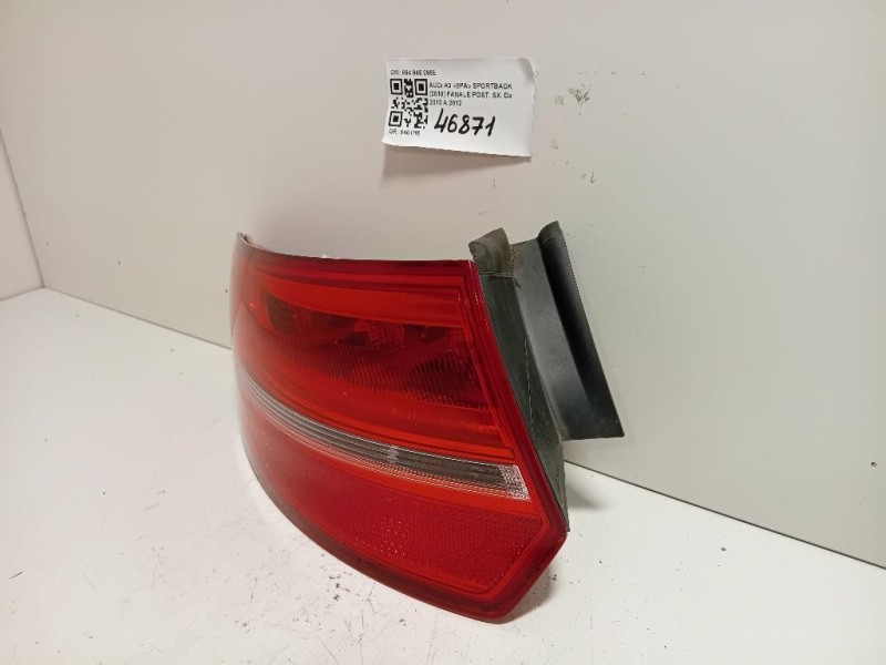 Fanale POST SX 894 945 095E Audi A3 8PA Sportback 2010