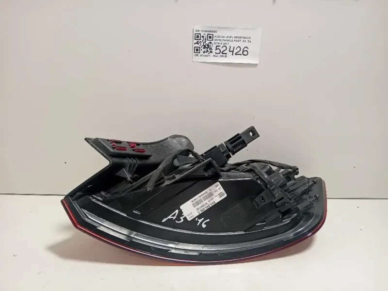 Fanale POST SX 8V4945095C Audi A3 8VF Sportback 2016