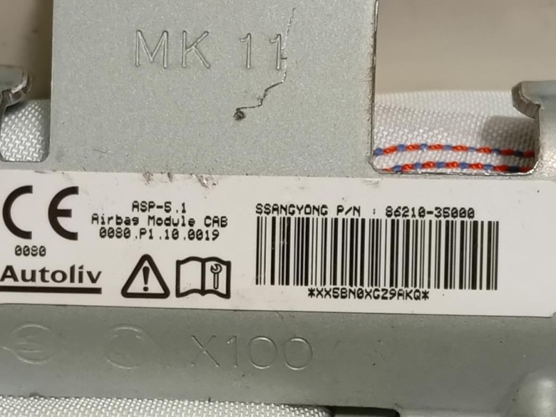 Air-bag A Tendina SX 86210-35000 Ssangyong Tivoli 2015