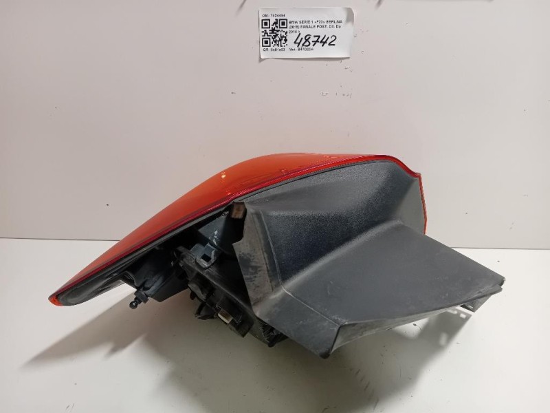 Fanale POST DX 7424494 Bmw Serie 1 F20 Berlina 2015