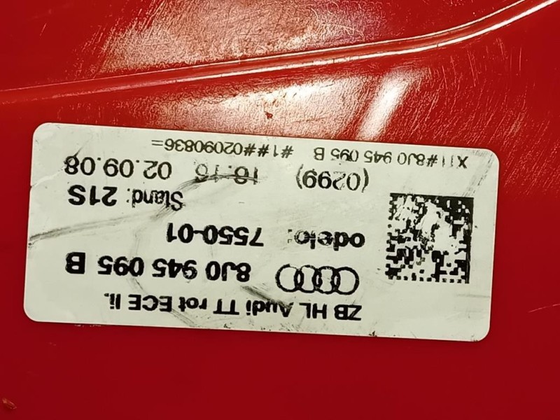 Fanale POST SX 8J0 945 095 B Audi TT 8J3 2010