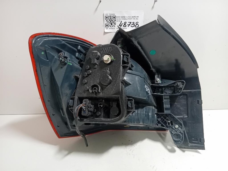 Fanale POST DX 7424494 Bmw Serie 1 F20 Berlina 2015