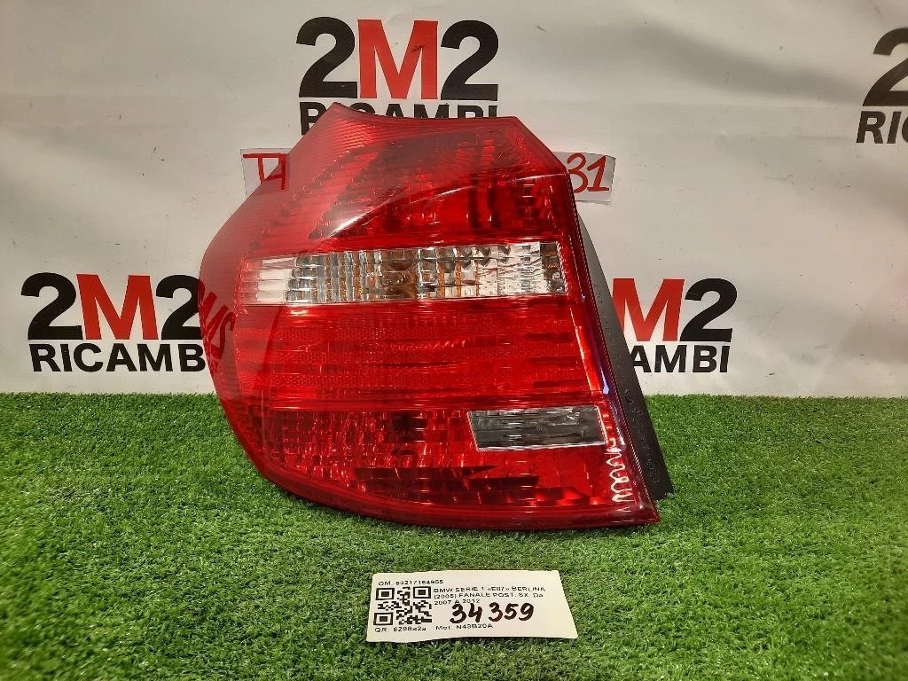 Fanale POST SX 63217164955 Bmw Serie 1 E87 Berlina 2005