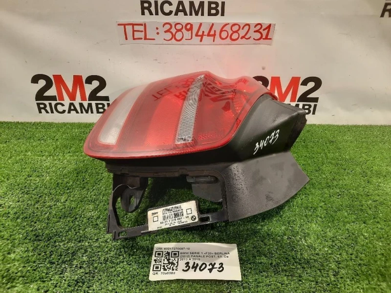 Fanale POST SX 63217270097-10 Bmw Serie 1 F20 Berlina 2012