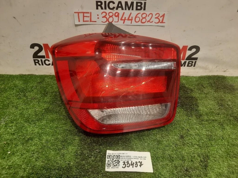 Fanale POST SX 6321 7 270 097-11 Bmw Serie 1 F20 Berlina 2012