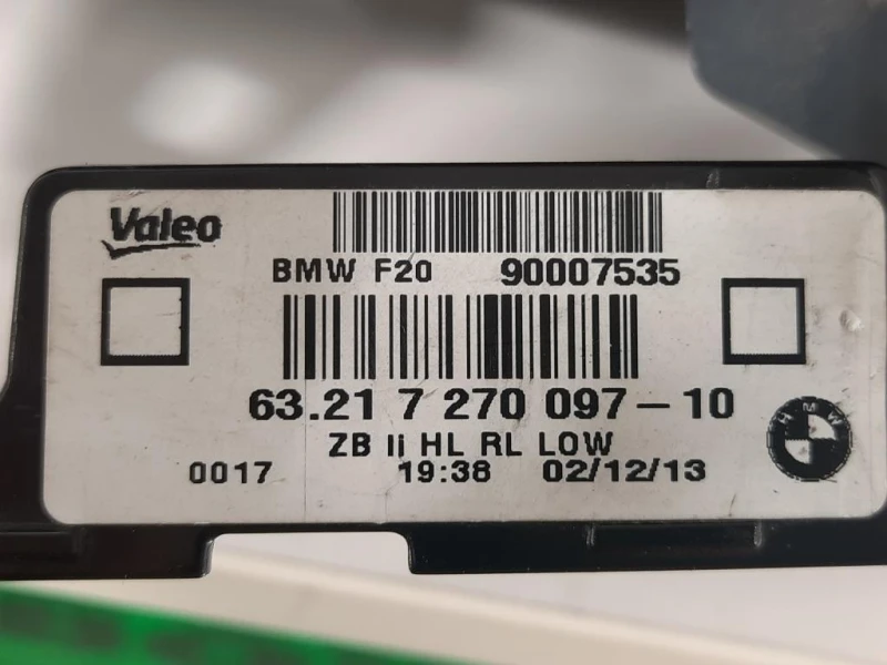 Fanale POST SX 63217241541 Bmw Serie 1 F20 Berlina 2012