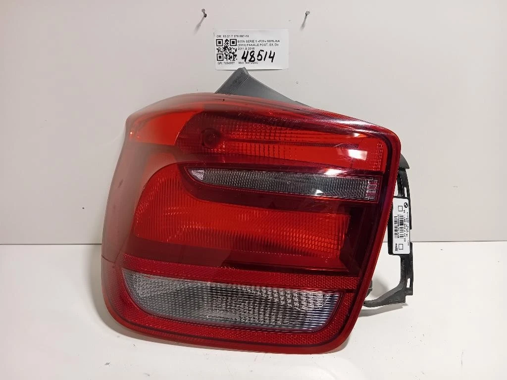 Fanale POST SX 6321 7 270 097-10 Bmw Serie 1 F20 Berlina 2012
