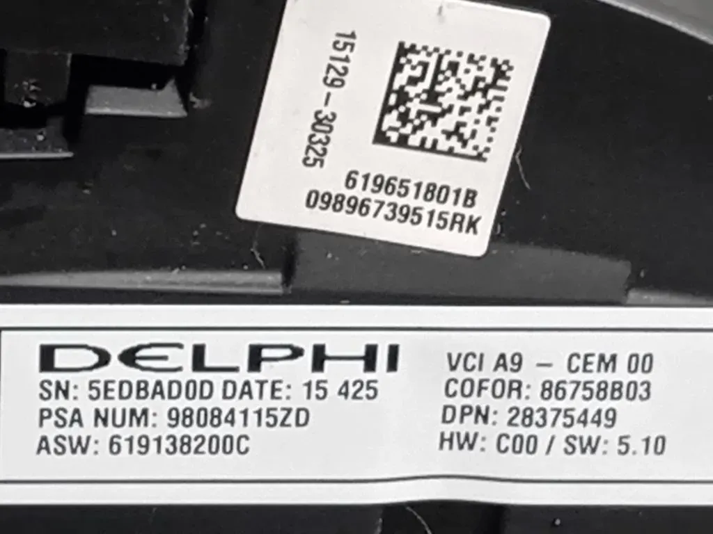 Volante 98084115ZD Peugeot 2008 I 2016