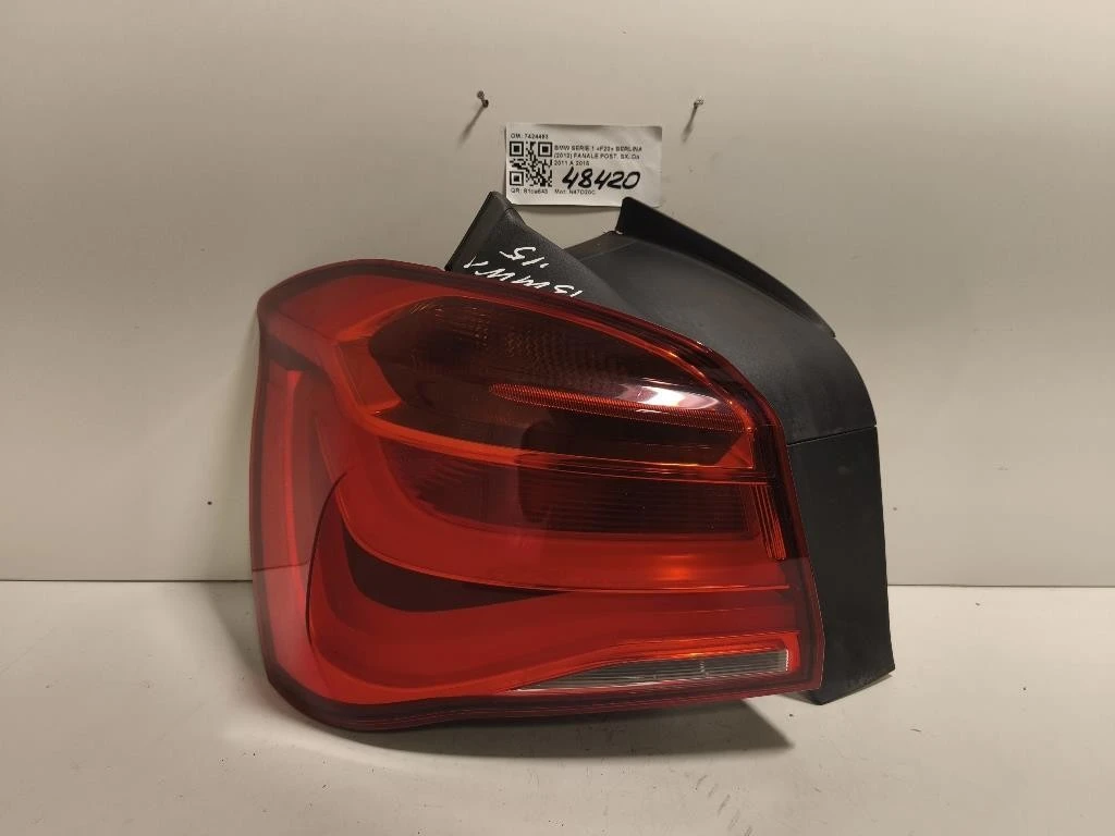 Fanale POST SX 7424493 Bmw Serie 1 F20 Berlina 2012