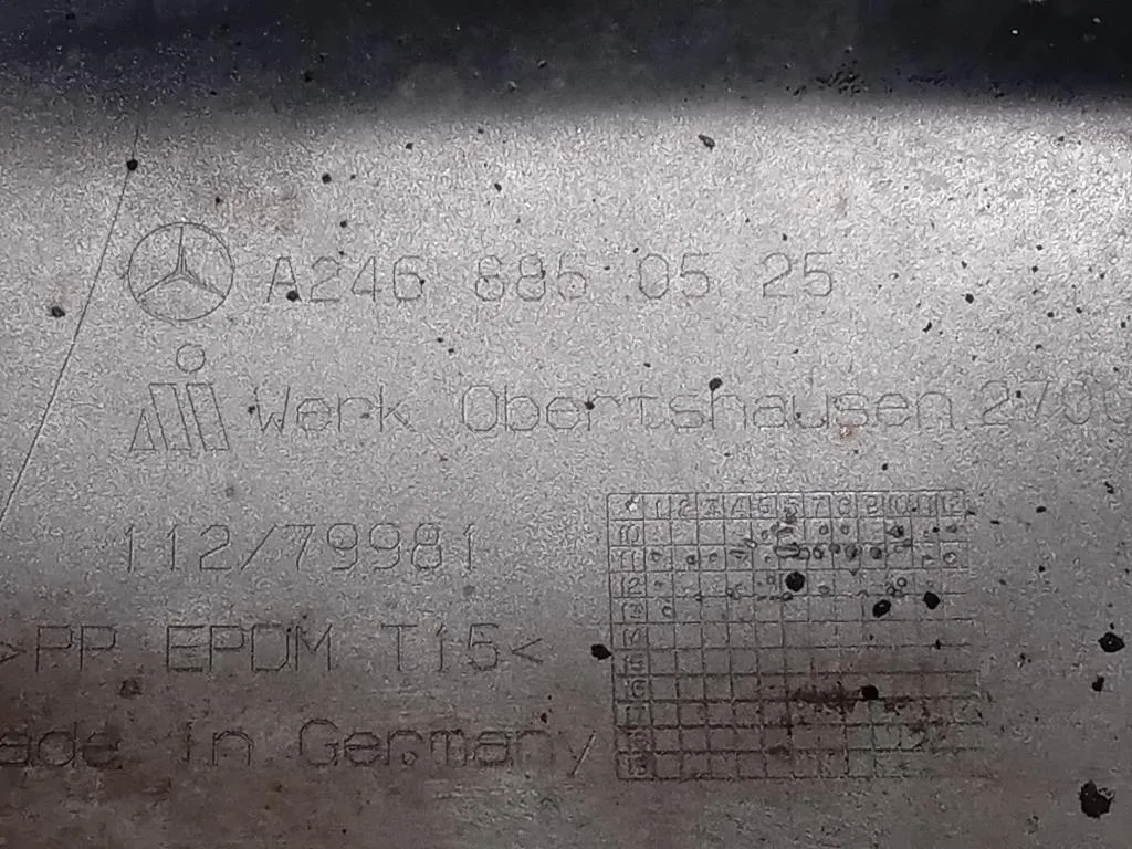 Paraurti ANT A2468850525 Mercedes Classe B W246 2012