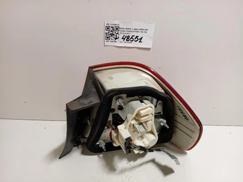 Fanale POST SX 21839014 Bmw Serie 3 E90 Berlina 2005