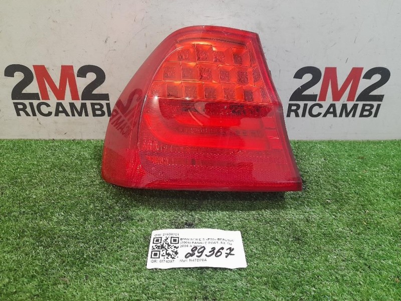 Fanale POST SX 21830701 Bmw Serie 3 E90 Berlina 2005