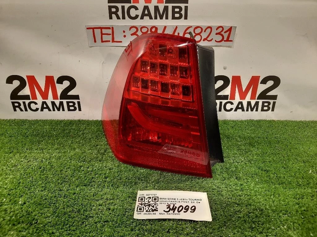 Fanale POST SX 4871737 Bmw Serie 3 E91 Touring 2005