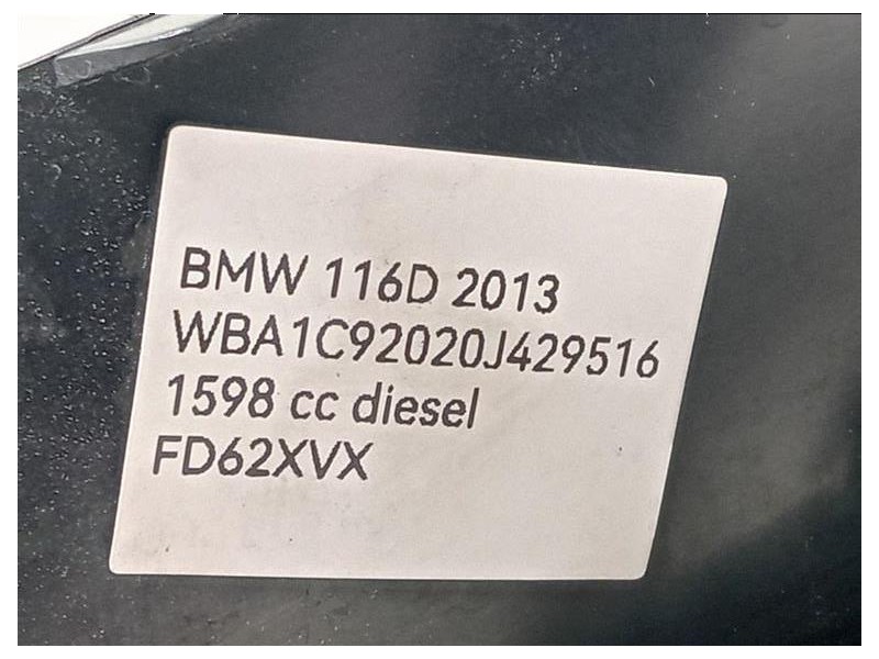 Fanale POST DX 63217270098 Bmw Serie 1 F20 Berlina 2015