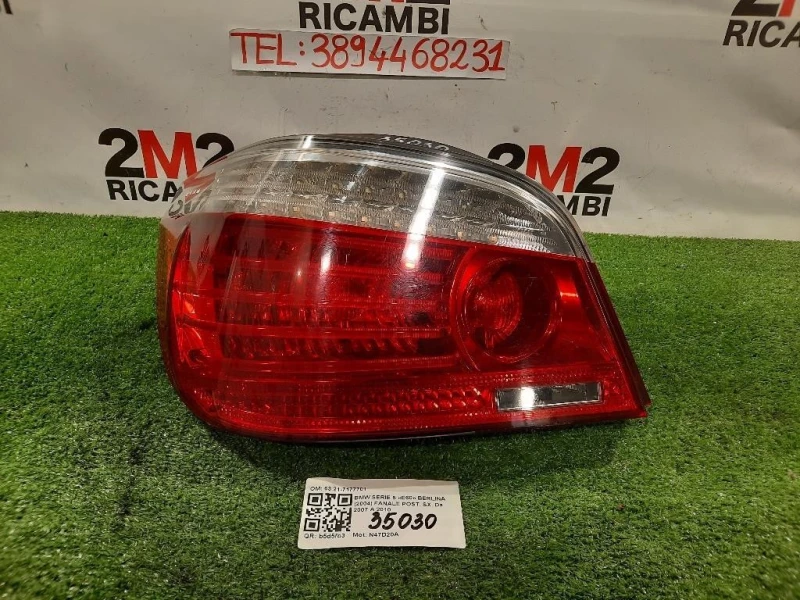 Fanale POST SX 6321-7177701 Bmw Serie 5 E60 Berlina 2004