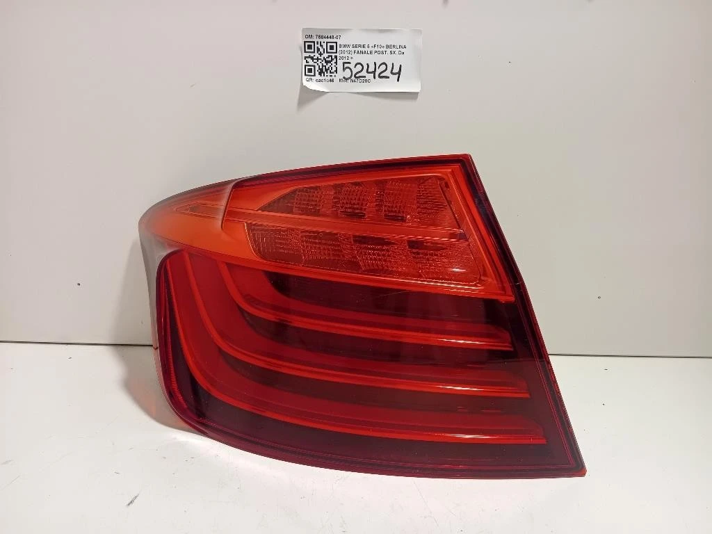 Fanale POST SX 7584448-07 Bmw Serie 5 F10 Berlina 2012