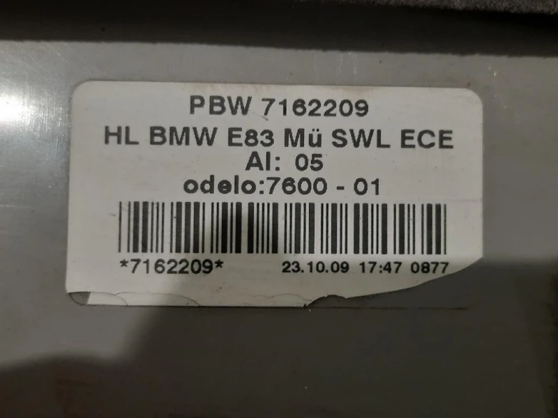 Fanale POST SX 7162209 Bmw X3 E83 2004