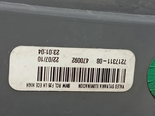 Fanale POST SX 7217311 08 Bmw X3 F25 2011