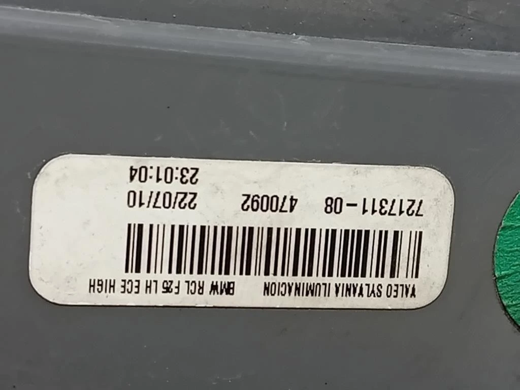 Fanale POST SX 7217311 08 Bmw X3 F25 2011