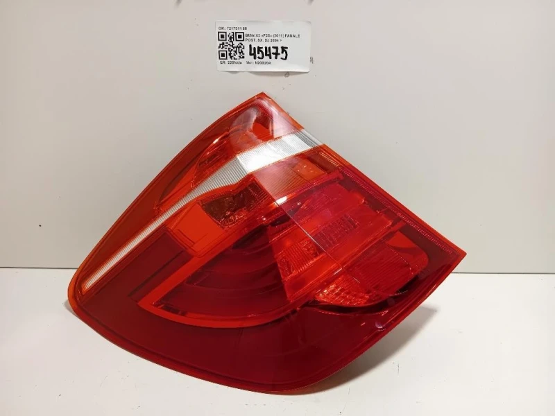 Fanale POST SX 7217311 08 Bmw X3 F25 2011