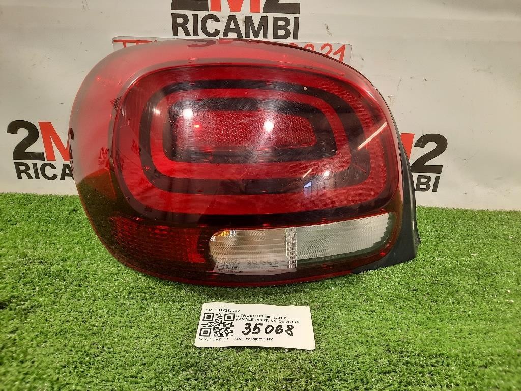 Fanale POST SX 9812257780 Citroen C3 III 2016