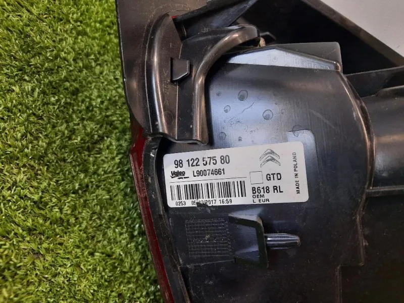 Fanale POST SX 9812257580 Citroen C3 III 2016