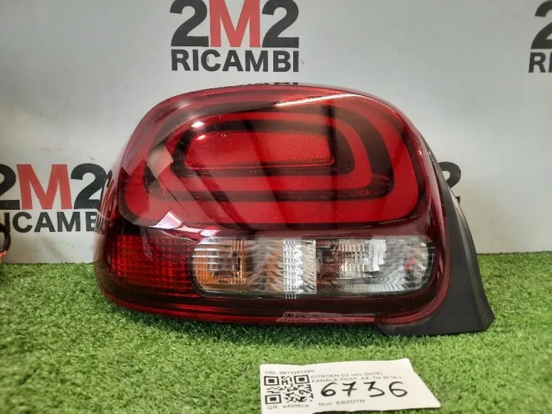 Fanale POST SX 9812257580 Citroen C3 III 2016