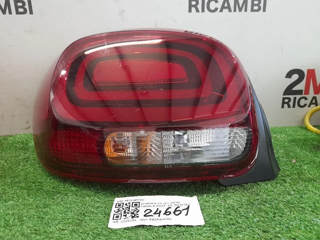 Fanale POST SX 9812257780 Citroen C3 III 2016
