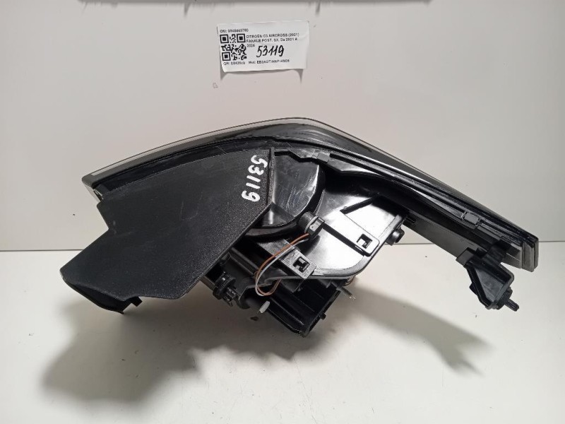 Fanale POST SX 9848440780 Citroen C3 Aircross 2021