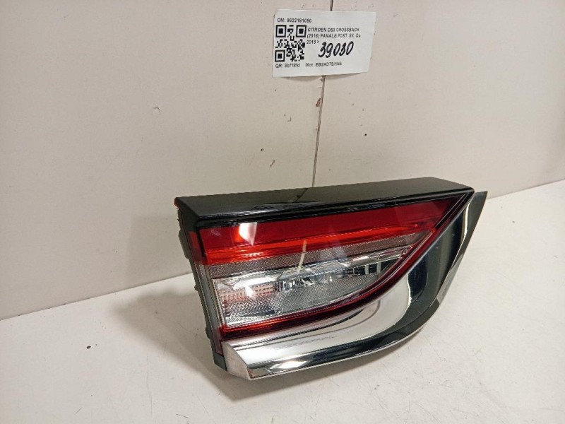 Fanale POST SX 9822181080 Citroen DS3 Crossback 2018