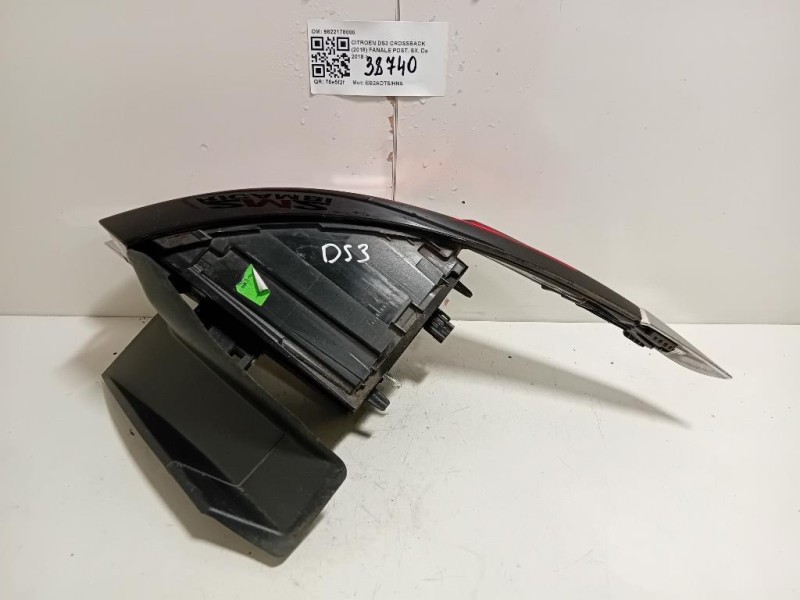 Fanale POST SX 9822178080 Citroen DS3 Crossback 2018