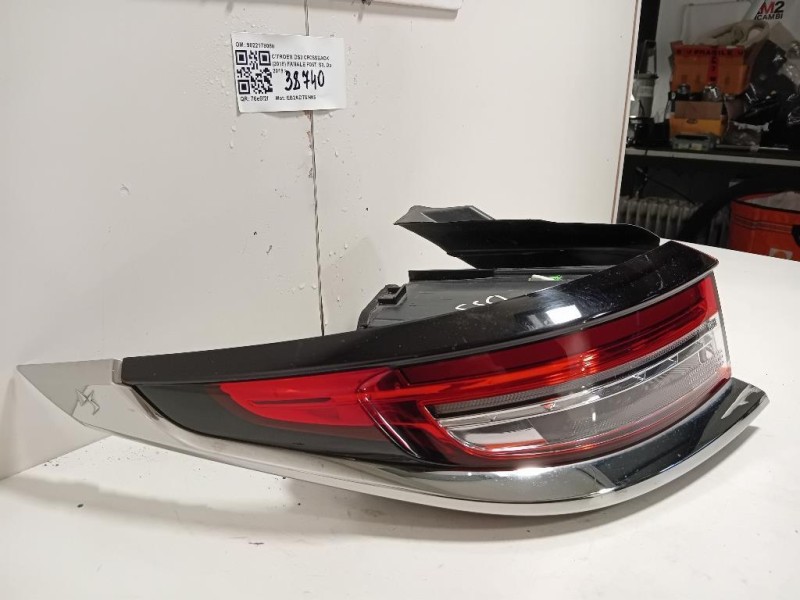 Fanale POST SX 9822178080 Citroen DS3 Crossback 2018