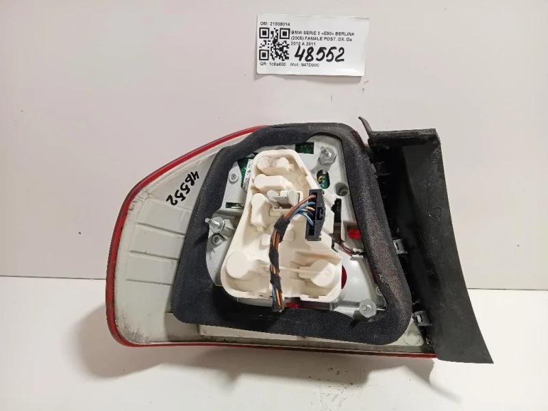 Fanale POST DX 21838014 Bmw Serie 3 E90 Berlina 2005
