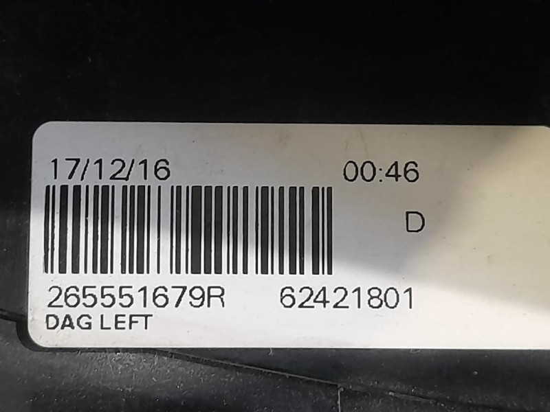 Fanale POST SX 265551679R Dacia Duster I 2014