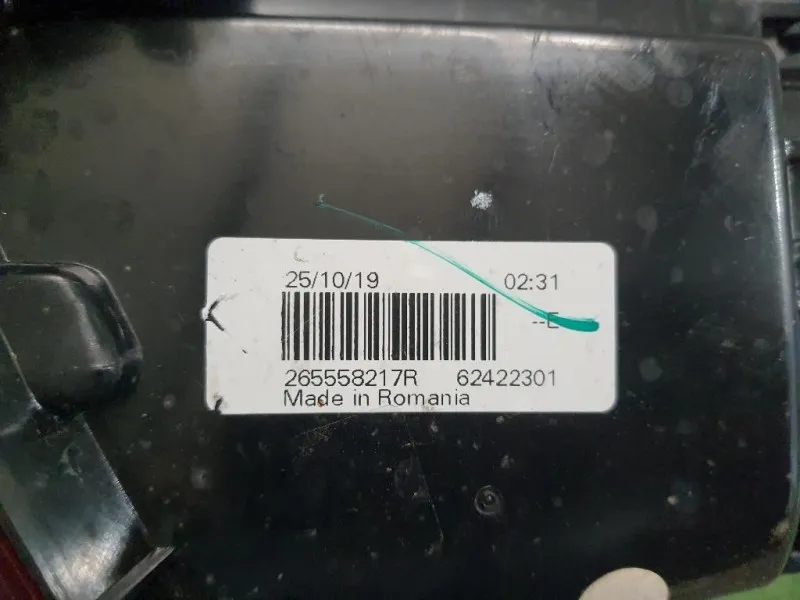 Fanale POST SX 265558217R Dacia Duster II 2018