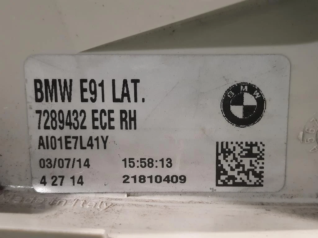 Fanale POST DX 7289432 Bmw Serie 3 E91 Touring 2005