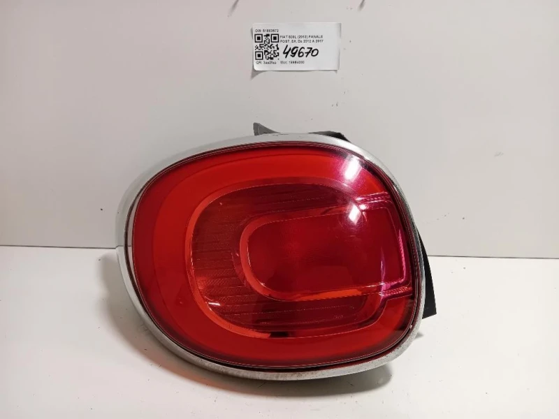 Fanale POST SX 51883572 Fiat 500L 2013