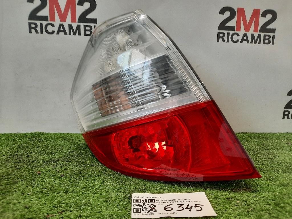 Fanale POST SX 33550TF0G01 SX Honda JAZZ II 2008