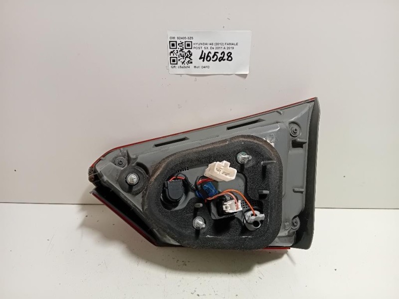 Fanale POST SX 92403-3Z5 Hyundai I40 2012