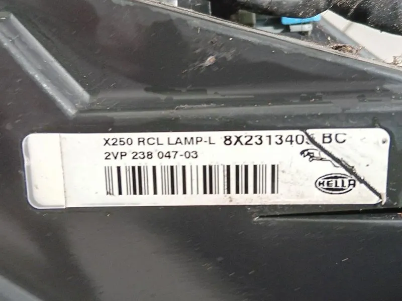 Fanale POST SX 8X23-13403-BC Jaguar XF I 2008