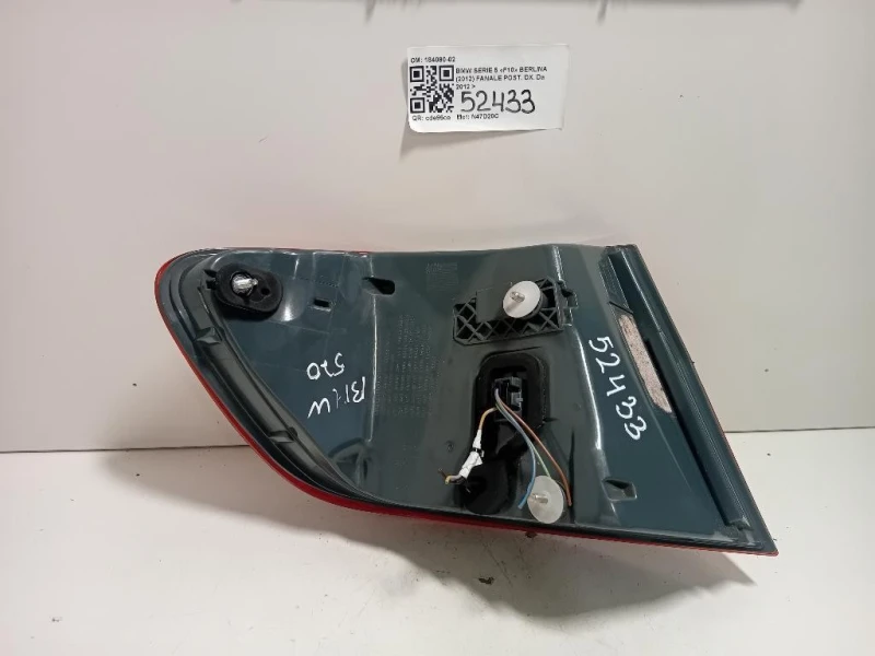 Fanale POST DX 184080-02 Bmw Serie 5 F10 Berlina 2012