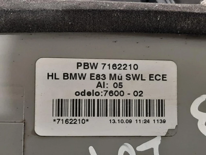 Fanale POST DX 7162210 Bmw X3 E83 2004